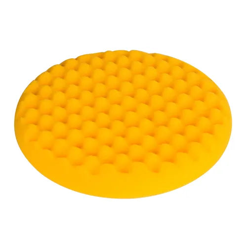 MPADYF-8W Foam Polishing Pad 8"x1.25" Yellow Waffle, 2/Pkg