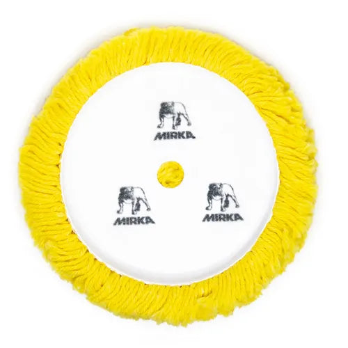 Mirka Twisted Wool Pad 6" Yellow