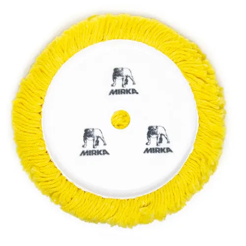 Mirka Twisted Wool Pad 7.5" Yellow